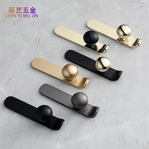 Creative Wardrobe Handle Zinc Alloy Cabinet Handle Modern Simple Gold Drawer Handle