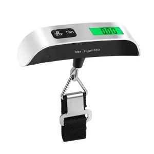 Portable Handheld Hanging Scale. Luggage Weight Scale 110 Lb/50kg Electronic Luggage Travel Weighing. Does Not Include the Batte