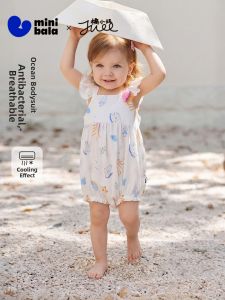 MINI BALA | Mini Summer Bamboo Cotton Breathable Moisture-wicking Sweet Romper