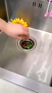 Saringan Wastafel Saringan Sink Stainless Anti Karat FIlter Afur Wastafel Pembuangan HM1044