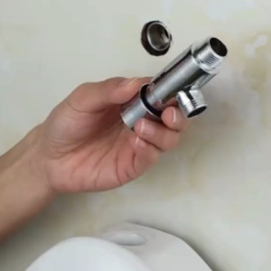 Van Nhấn Bộ Xả Tiểu Nam Cao Cấp Đồng Mạ Crom