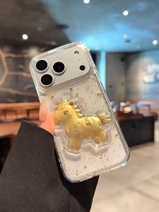 3D Money Ma Di Rubber Phone Case for iPhone 11 12 13 14 15 16 17 Pro Max Plus Air casing Transparent anti fall protective cover for iPhone17 case