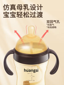 World Happy Silicone Nipple Adapter Straw Cup Handle Duckbill Lid Dust Cover Baby Feeding Bottle Accessories Wide Mouth Normal Size