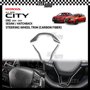 Honda City GN2 GN5 Sedan Hatchback 2020 - 2025 Steering Wheel Frame Trim Interior Accessories 2021 2022 2023 2024