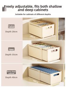 XUNHUAI | Extendable Stacking Clothes Storage Box