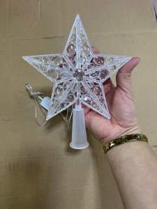 Sao đỉnh 10cm dùng trang trí cây thông nhiều màu