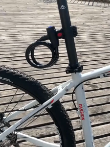 1PCS Anti-theft Bicycle Lock with Mounting Bracket and 2 Keys Suitable for Scooters and Bike 3501