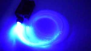 COD KINGGREEN Mesin Lampu Hias LED Fiber Optik Remot Kontrol RF RGBW 16W - KDY-RGB-LEDT-16