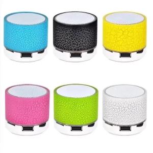 Loa Bluetooth Mini Di Động Có Đèn LED Loa Siêu Trầm Hỗ Trợ Thẻ TF USB MP3 Nghe Nhạc Stereo Không Dây Cho Điện Thoại Thông Minh Máy Tính Xách Tay PC