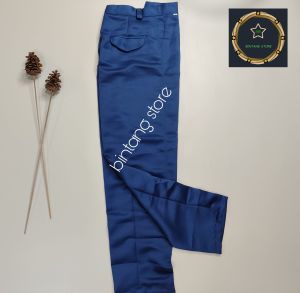 Celana Biru Panjang Smp Bahan Elemen