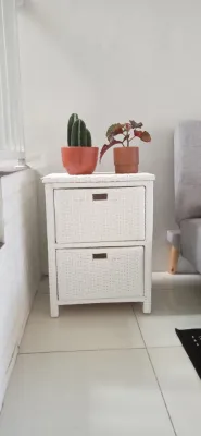 Lemari rotan sintetis laci 2 laci ke atas