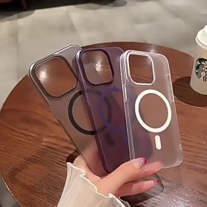 Matte Ultra-Thin For Magsafe Case For Samsung S25 Ultra S24 FE S22 S23 A56 5G A16 A26 A55 A54 A06 Magnetic Wireless Charge Cover