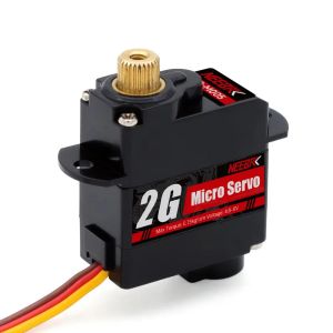 NEEBRC 2G Mini Kỹ Thuật Số Servo Hộp Số Kim Loại Chống Thấm Nước Coreless Động Cơ Cho RC Micro Xe Máy Bay Cánh Cố Định Máy Bay Trực Thăng Robot Đồ Chơi