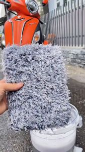 Miếng Rửa Xe Sợi Chuyên Dụng Microfiber Pad Rửa Xe Chính Hãng LUCULLAN