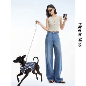 HIPPIE MISS | Slimming Pear Shape Straight Wide Leg Jeans