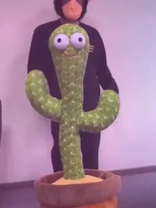 todller toys Cactus dancing talking recording toy 120 songs original English speaking baby toy needs to install your own battery Sky Dancer Toys - Lazada