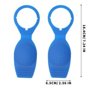 10x Car Windshield Washer Fluid Tank Cap for VW Golf Jetta Passat Audi A3 Skoda 8D0955455 1H0955455 1K0955455 Blue ABS Fuel Tank Sealing Cover
