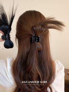 Kick Shuttlecock Wig Grip Womens Back Hair Volume Chicken Coop Bun Half Tie Barrettes Chignon Headdress