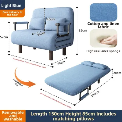 MLZH | Multifunctional Foldable Sofa Bed Single Person Dual-use Simple Furniture