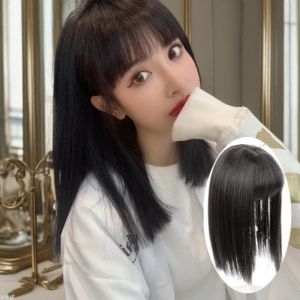 Reissue piece female simulated hair invisible natural one-piece white hair invisible hair extension piece on the top of the head