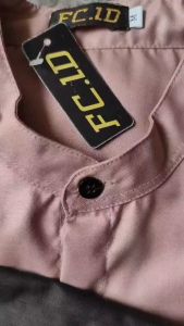Baju Koko Muslim Pria Kerah Shanghai Romi lengan panjang dan lengan pendek
