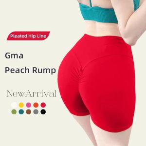 Summer Solid Color Womens Seamless Yoga Shorts Hip Lifting Fitness Pants Qucik Dry Shorts Casual Yoga Running Short Pants