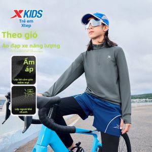 XTEP | Áo Nỉ Nam Cổ Cao Tay Dài Giữ Nhiệt Cho Thể Thao và Bóng Rổ