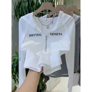 Trendy Korean Long Sleeve Printed Hoodie Womens Early Autumn 2022 New Letter Base Shirt Top Slimming Effect Comfortable Fit