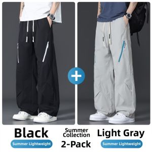 Paul Frank | Splicing Crease Summer Loose Leisure Pants