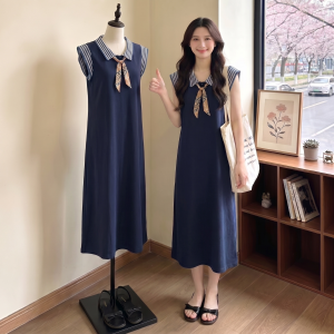 AIYITI | Đầm Dài Mùa Hè Phong Cách Dễ Thương Cho Phụ Nữ Béo
