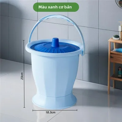 Ghế Bô Di Động Dùng Ban Đêm cho Người Già Phụ Nữ Mang Thai và Trẻ Em Chống Hôi