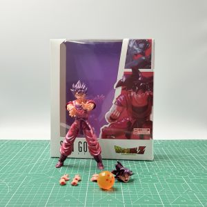 Bandai | Bandai SHF Dragon Ball Frieza Saga Son Goku Kaio-ken Articulated Joint Movable Action Figure In Stock Collectible Boxed Model