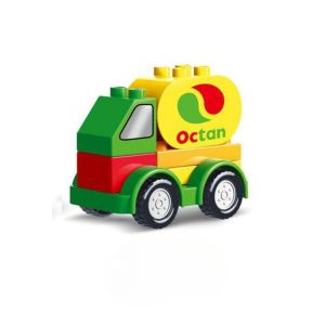 รถดูโปรด้วยเลโก้ดูโป้ขนาดใหญ่ ต่อด้วยกัน ด้วย เล่น STEM สำหรับเด็กเล็ก