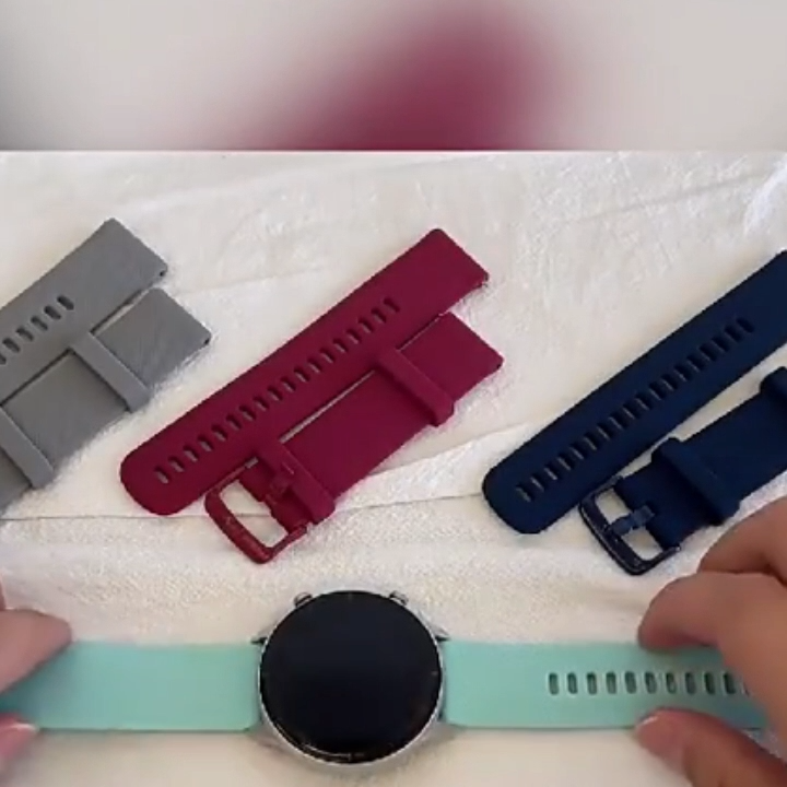 20mm 22mm Quick Release Rubber Strap for Samsung Galaxy Watch FE 7 6 5 4 40mm 44mm 6 4 Classic 42mm 46mm 43mm 47mm 45mm Sport Silicone Band Tali Jam Tangan Smartwatch for Huawei Watch GT 6 5 42 46mm/redmi Watch 5 Active/Amazfit/Garmin/Aolon