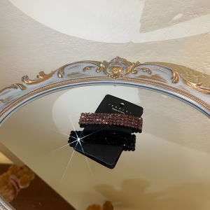 Shiny Water Diamond BB Hair Clip Womens New 2024 Side Bangs Beach Top Forehead Fragrant Card Luxury Headwear Hair Accessories