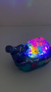 Toy - Armor Transparent Gear Tank 🌟Cool Light 🌟Sound 🌟Flexible Gear 🌟Simulation modeling Ages 3+ (BFK53027)