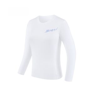 Áo Thun Thể Thao Dài Tay BMAI Thoáng Khí Nhanh Khô Thấm Mồ Hôi Cho Nam Và Nữ Áo Tập Luyện Thường Ngày Có Logo Thương Hiệu