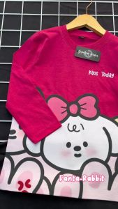 Kaos Lengan Panjang Full Print Premium Anak Warna Fanta