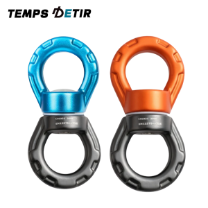 1PC 30kN Swivel Carabiner 360° Rotation Swing Swivel Hanging Device - for Aerial Yoga Silks Lyra Hoop Climbing Ropes Hammock