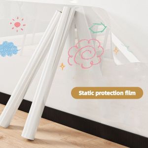 Adhesive free transparent waterproof and oil proof protective film electrostatic adsorption kitchen wall tiles wall stickers