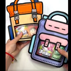 Birthday Bag Portable Ziplock Bag Childrens Day Gift Packaging Cute Cartoon School bsg wholesale