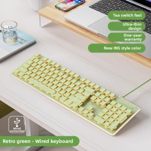 EWEADN | Quiet Typing Keyboard and Mouse Set Purple