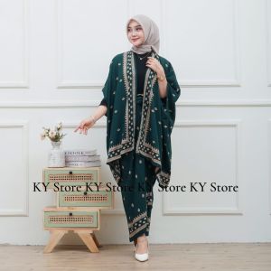 Setelan Cardigan Batik Kondang Outvit wisuda Kekinian