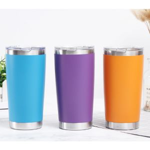 แก้วน้ําเยติ กระบอกน้ำสแตนเลส เก็บความเย็น 20OZ XLN995 - ของกระบอกการแต่งรูปและเย็นหยุ่น