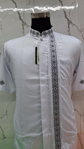 Koko Pria Dewasa ETERNITY Baju  Lengan Pendek Atasan Muslim