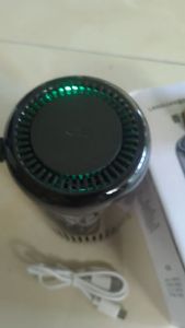 Máy lọc không khí ion âm chuyên dụng dành cho xe hơi văn phòng khuếch tán tinh dầu hương thơm khử mùi hôi tặng sắp thơm