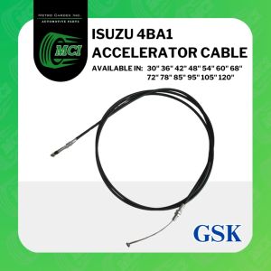 ACCELERATOR CABLE GSK Isuzu 4BA1: Various Lengths & Replacement Guide