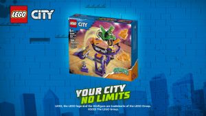 LEGO City 60359 Dunk Stunt Ramp Challenge Building Toy Set (144 Pieces) Balok Mainan Anak (5 Tahun+)