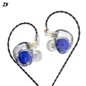 ND Planet berwayar Headset dinamik Stereo Heavy Bass dalam telinga Monitor HiFi Earphone permainan sukan muzik fon kepala kabel boleh diganti
