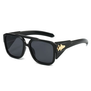 2025 Fashion Square Sunglasses Women Men Brand Goggles Rings Decoration Riding Glasses Shades UV400 Oculos De Sol